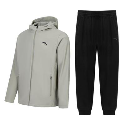安踏运动套装男冬季加绒保暖防风
