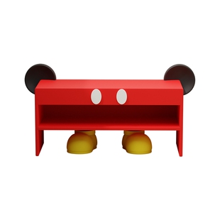 米奇简易入户门口鞋架子家用室内好看多层进门换鞋凳一体爆款鞋柜