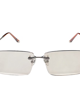 新豹龙真水晶冰糖浅茶色石头眼镜