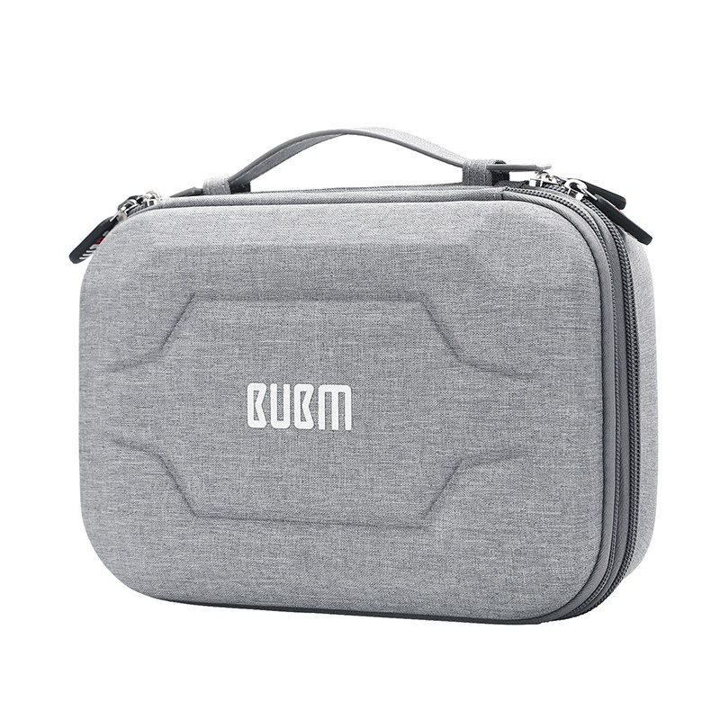 BUBM 数据线收纳包便携硬壳充电器充电宝收纳盒手机数据线移动电源包整理U盘数码产品移动硬盘包保护套配件包