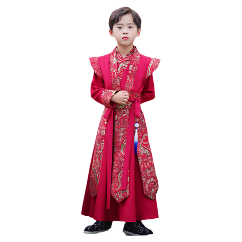 汐沚春秋男童国学服汉服侠客古装