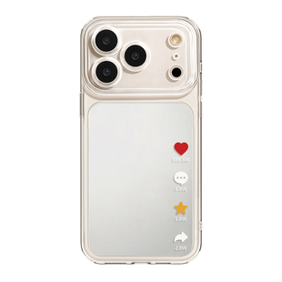 点赞收藏评论转发适用苹果17ProMax手机壳iPhone16Pro透明15Plus可放照片14相框13小卡创意追星air痛壳拍立得