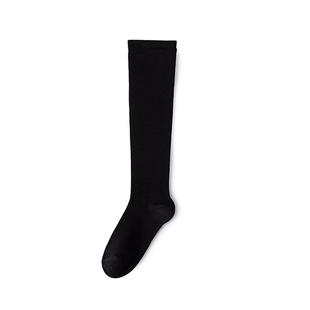 可斐压力小腿袜女春秋强压显瘦袜子长袜过膝夏季黑色jk瘦腿长筒袜