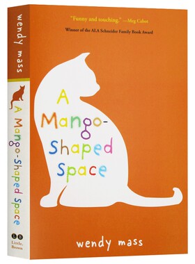 芒果猫 英文原版小说 A Mango Shaped Space 施耐德家族小说奖 英文版儿童文学书 进口原版英语书籍