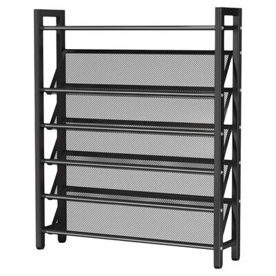 【全碳钢】可放门后超窄15cm鞋架