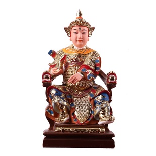 华光大帝神像 居家供奉保平安树脂摆件三眼灵光马元帅马王爷神像