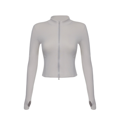 修身气质运动健身高弹瑜伽短外套