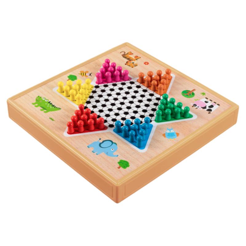 飞行棋儿童益智玩具多功能棋盘3+