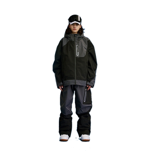 nis雪现滑雪专业单板3L滑雪服女保暖雪服套装滑雪衣男宽松滑雪裤