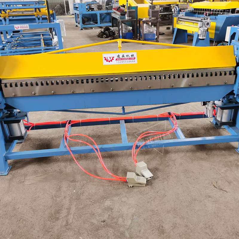 气动共板法兰折边机 风管共板法兰折边机 白铁皮气动折边机 厂家