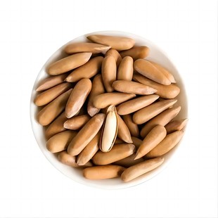 本月新炒松灵巴西手剥松子罐装500g阿富汗薄壳松子仁孕妇零食健康