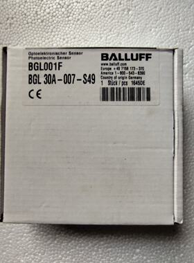 巴鲁夫光电传感器 BGL001F BGL 30A-007-S议价
