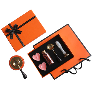 定制火漆印章LOGO定做婚礼印鉴请帖信封蜡封封口包装圣诞礼品椭圆