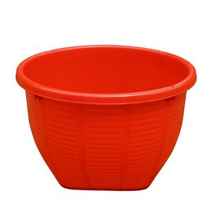 加厚农用塑料箩筐大号仿竹编萝兜洗菜筐特厚水果粮食筐结婚喜事筐