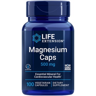 三种形态镁复合镁Life Extension柠檬酸镁100粒Magnesium美国直邮