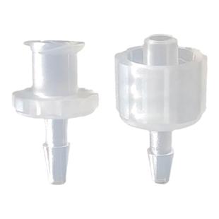 顶宸实验塑料PP鲁尔公母头针头转接头塑料螺纹口针筒luer宝塔接头