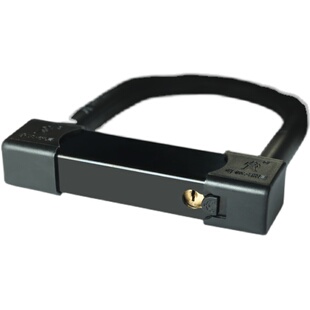 好汉 电动车锁摩托车锁电瓶车防盗锁U型锁车轮地锁自行车防撬抗剪