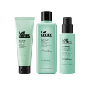 【七夕礼物】LAB朗仕控油套装男生护肤品套装洗面奶水乳泥膜礼盒