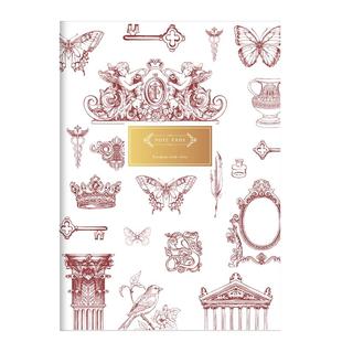 卡杰新款可撕便签本B5欧式复古风拍纸本高颜值ins风备忘便利纸计划贴记事本子美式便笺留言笔记本大号可定制