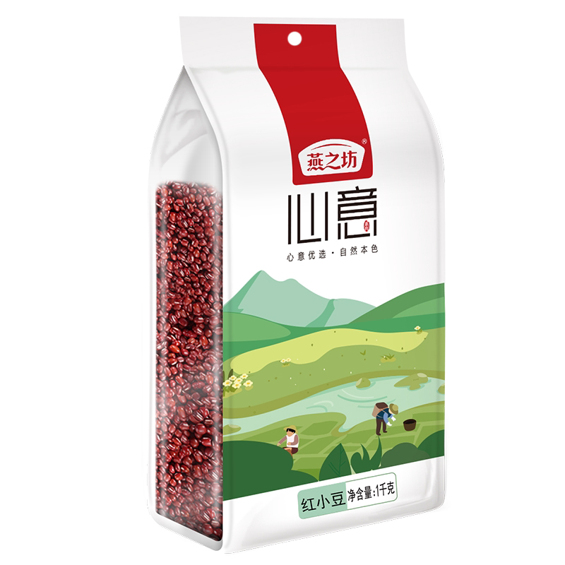 燕之坊东北红小豆五谷杂粮红豆奶茶配料早餐粥新鲜粗粮干红豆干货