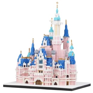 女孩拼装积木公主花束城堡小女生系列益智拼图玩具儿童生日礼物