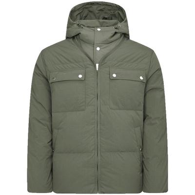 滨波鹅绒秋冬羽绒服多口袋面包服