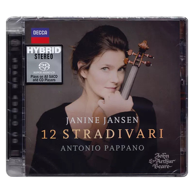 珍妮杨森 十二名琴 JANINE JANSEN 12 STRADIVARI SACD 发烧碟片