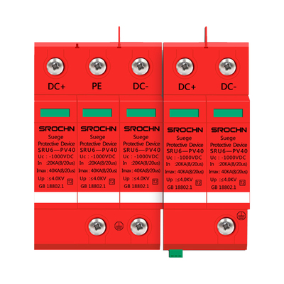 光伏直流防雷浪涌保护2PDC1000V