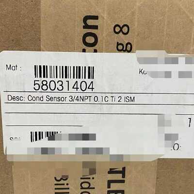 议价梅特勒58031404 电导，Cond Sensor 3/4NPT 0.1C Ti 2 ISM，