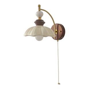 法式中古风壁灯卧室床头灯客厅墙灯玄关书房高级感创意走廊阳台灯