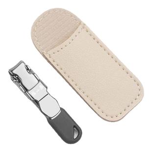 张小泉指甲刀便携带翻盖不锈钢指甲剪单个装钥匙扣超薄修甲指甲钳