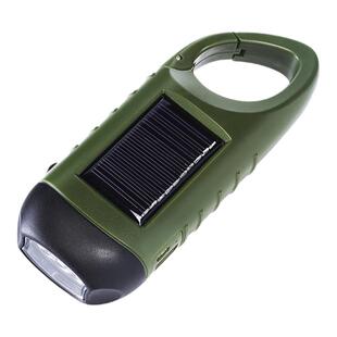 携带太阳能手摇手电筒移动电源应急救灾充电宝户外照明手电筒露营