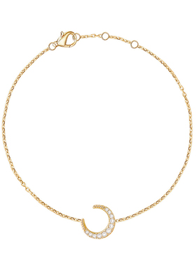 terra月牙镶钻手链ins圣诞节礼物