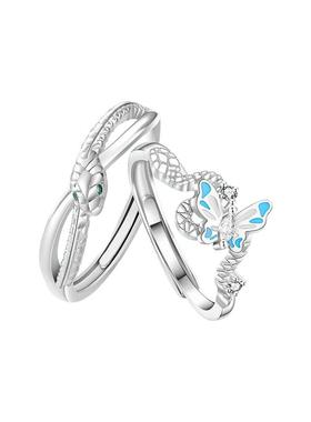 KOOKISS新年蛇形转运情侣对戒