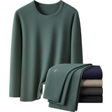 大嘴猴保暖内衣男套装薄款发热冬季打底秋衣裤券后29元包邮