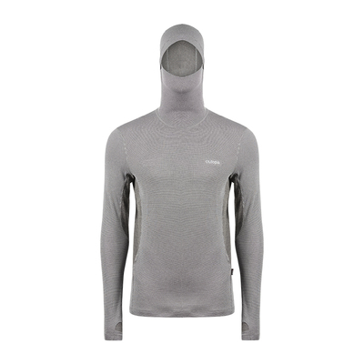 AeroWool男士羊毛连帽长袖T恤