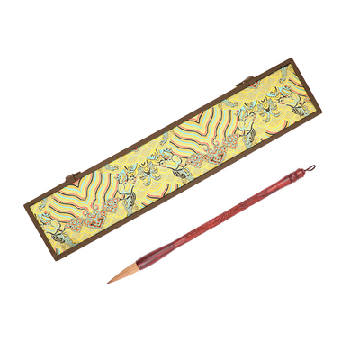 龙纹紫檀善琏湖笔中国风纯狼毫