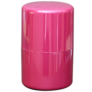 加厚圆形单枚光敏印章盒带外壳原子印章红胶全铜黑胶印件收纳盒子