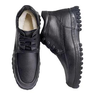 油库加油站中石油防静电劳保棉鞋冬季加厚软底工作防油滑保暖棉鞋