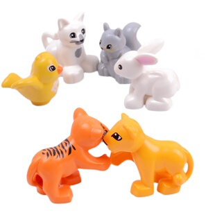 儿童早教启蒙积木大颗粒海洋野生动物园恐龙幼儿园益智拼装玩具