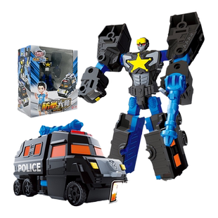 钢钳卫士咖宝车神拯救联盟青春版汽车变形机器人儿童男孩玩具金刚