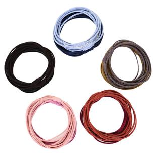 皮筋高弹力耐用黑色扎头发头绳马尾头饰发绳新款高端发圈橡皮筋女