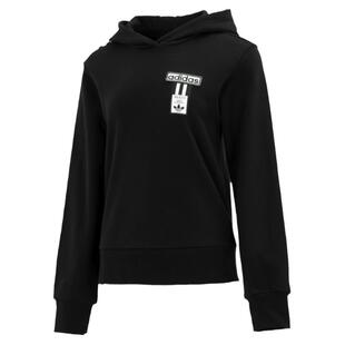 Adidas ADIBREAK HOODIE 女子背开纽扣运动休闲连帽卫衣 HH9449