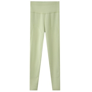 秋冬德绒自发热秋裤女内穿高腰大码加长衬裤加绒加厚摇粒绒保暖裤