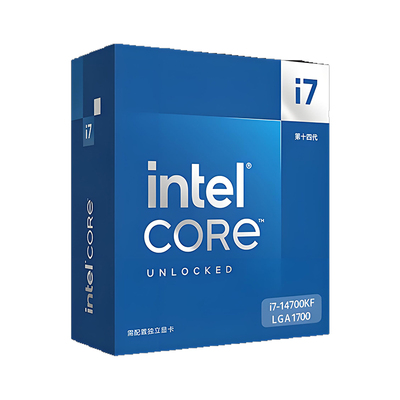intel/英特尔 i7-14700KF 酷睿14代 处理器  台式机盒装CPU