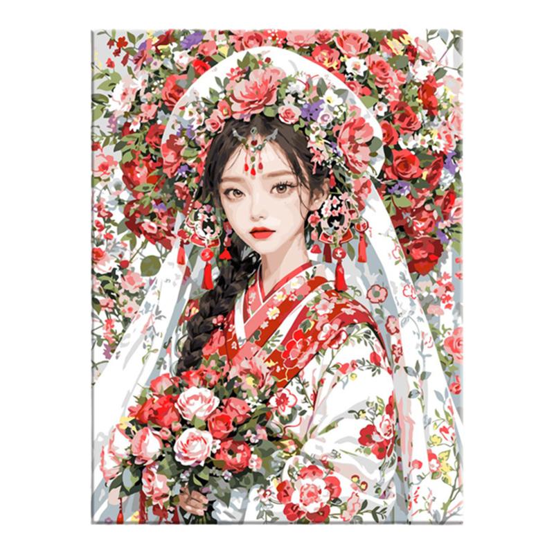 大喜|diy数字油画丙烯填充手绘