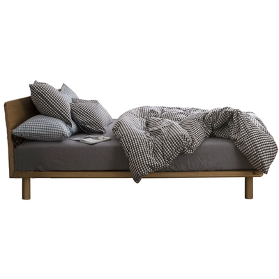 日式简约全棉水洗棉床单款四件套