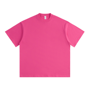 T003#猴子商店230g克新品打底衫多色多巴胺色净版纯色T恤纯棉TEE