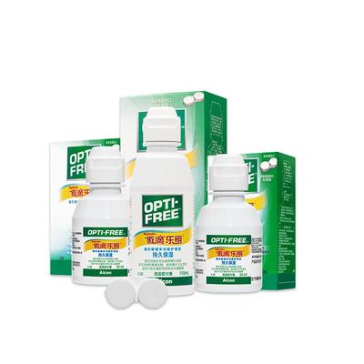 【自营】爱尔康傲滴乐明美瞳隐形近视眼镜118ml护理液除蛋白冲洗J