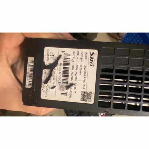 议价中驱ZQ200M-R75G1B-B变频器，0.75kw，22